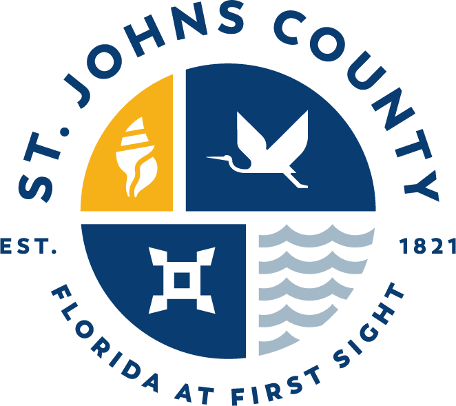 SJC St. Johns County Primary Logo Color