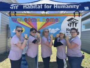 Women from the St. Johns County Sheriffs Office Posing at Women Build 2025